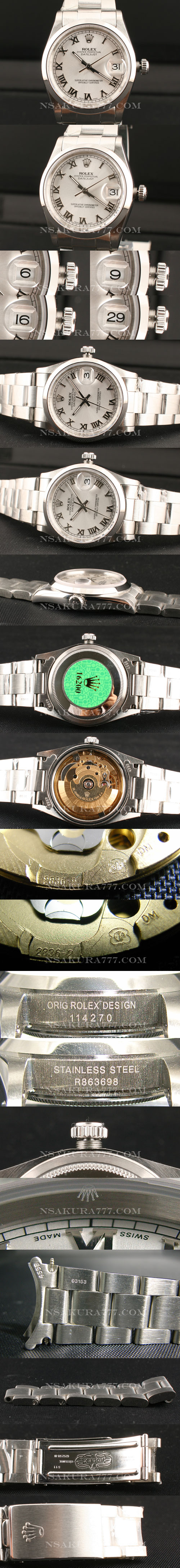 ROLEXロレックスデイトジャスト2836-2搭載 - ウインドウを閉じる