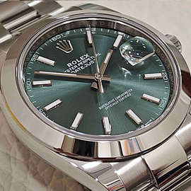 ROLEX ロレックスデイトジャスト 41オイスタースチール126300,Cal.3285ムーブメント（ clean工場最高製品）