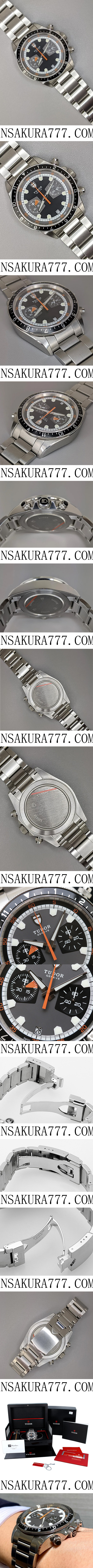 TUDOR チューダー ヘリテイジ クロノグラフ グレー 70330N - ウインドウを閉じる