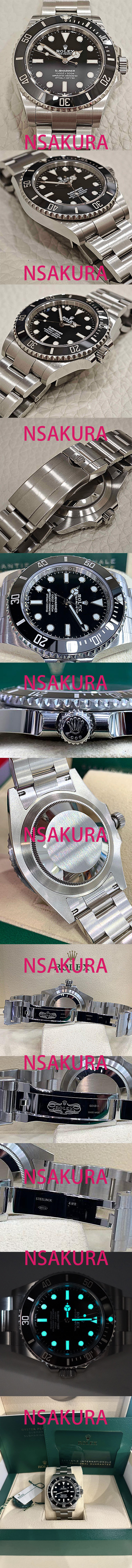 ROLEX ロレックスサブマリーナー 41mm 124060,Asianムーブメント自動巻き（ clean工場最高製品） - ウインドウを閉じる