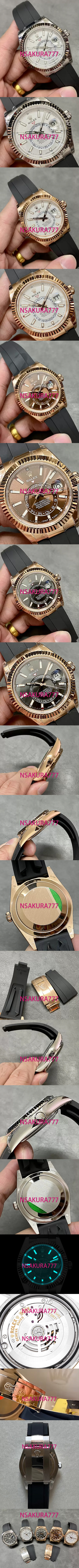 ROLEXロレックススカイドゥエラーm336239-0003 自動巻き(Noob工場最新版) - ウインドウを閉じる