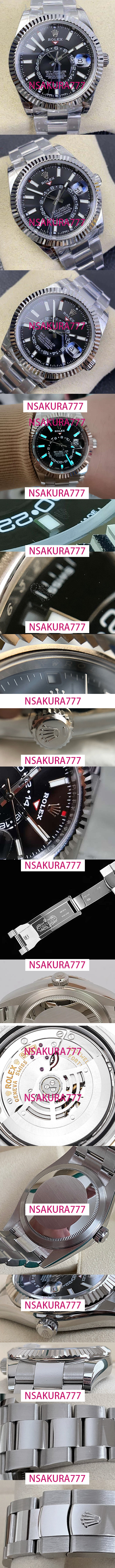 ROLEXロレックススカイドゥエラーm326934-0005自動巻き(Noob工場最新版) - ウインドウを閉じる